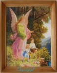 Anioł Stróż z dziećmi