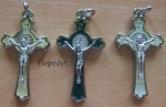 Krzyżyk z medalikiem św. Benedykta 5,5 cm